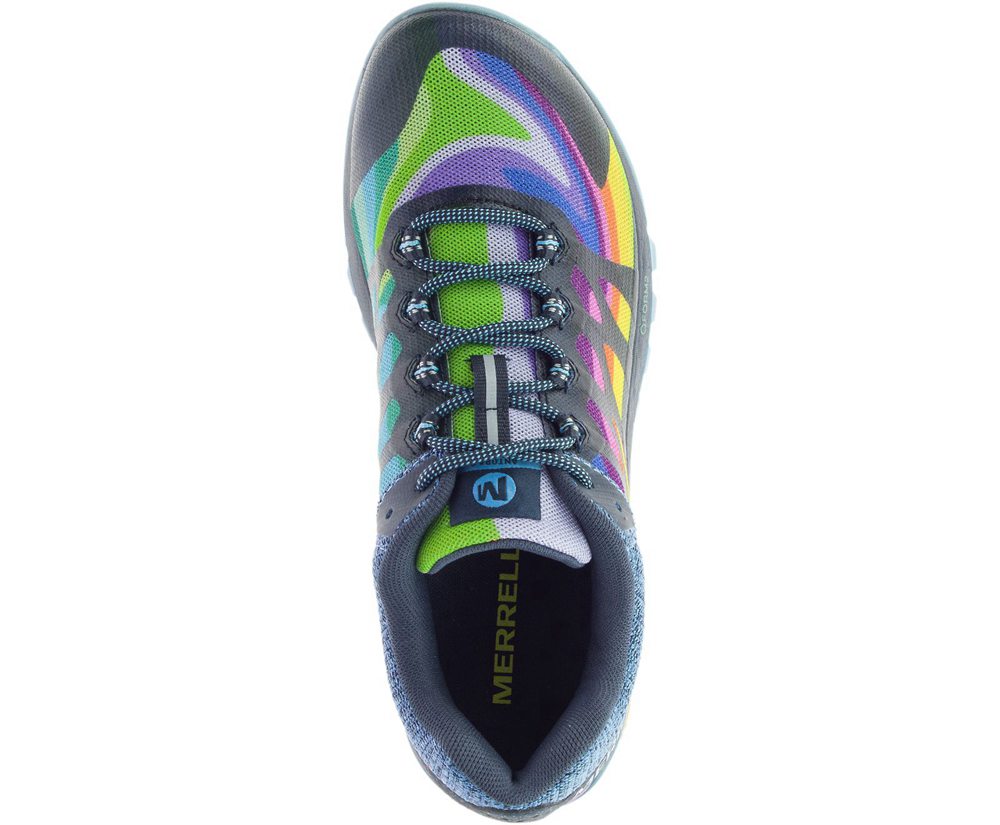 Buty Sportowe Merrell Damskie Kolorowe - Antora 2 Rainbow - 598706-PGC